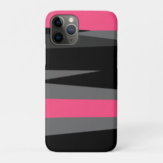 Pink Black and Gray iPhone 11 Pro Case