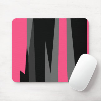 Pink Black and Gray Mouse Pad