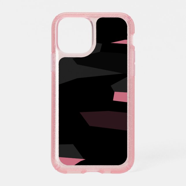 Pink Black and Gray Speck iPhone 11 Pro Case (Front)