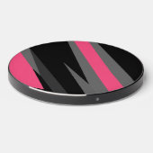 Pink Black and Gray Wireless Charger (Front 2)