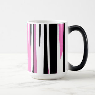 Pink Black and White Color Morph Mug