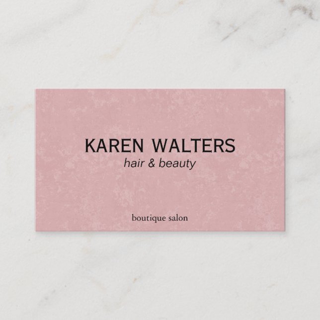 Pink/black (appointment card) appointment card (Front)