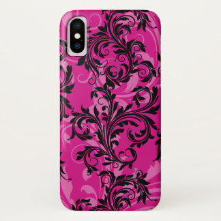 Pink, Black Case-Mate Barely There iPhone X Case