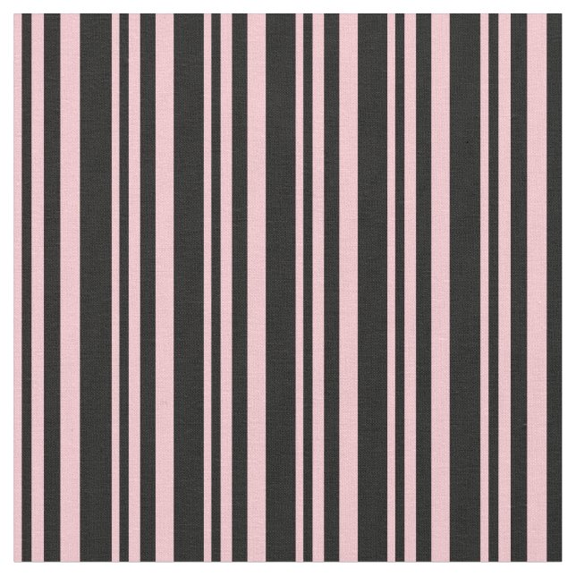 Pink & Black Colored Pattern Fabric (Close Up)