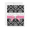 Pink Black Damask Sweet 16 Birthday Party