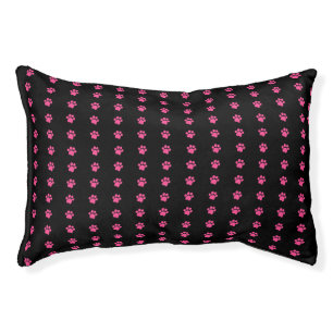 pink black edgy modern cute fun dog bed
