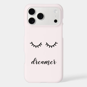 Pink Black Eyelashes iPhone 17 Pro Max Case