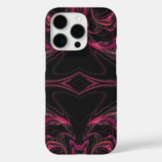Pink & Black Fractal -adjusts for all cases