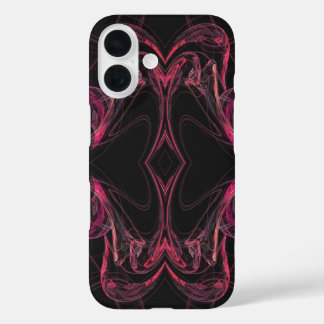 Pink & Black  Fractal phone Case