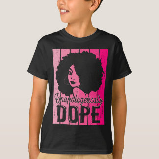 Pink Black History Month Unapologetically Addictiv T-Shirt