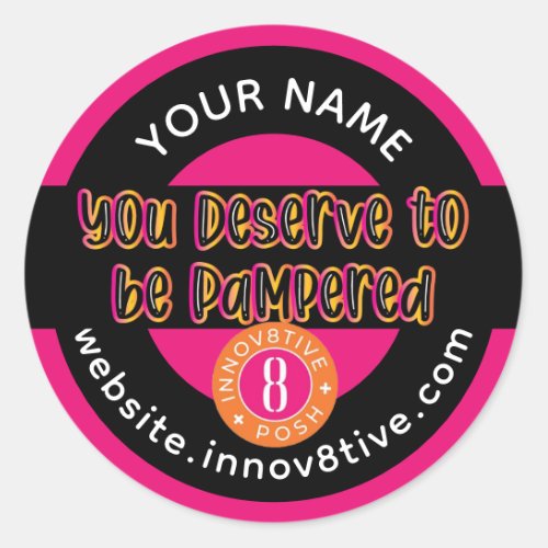 Pink  Black Innov8tive Posh label