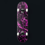 Pink & Black Marble (Complete w/Trucks & Wheels), Skateboard Deck<br><div class="desc">Pink and Black Marble</div>