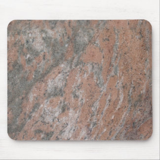 Pink & Black Marble Swirled Mousepad