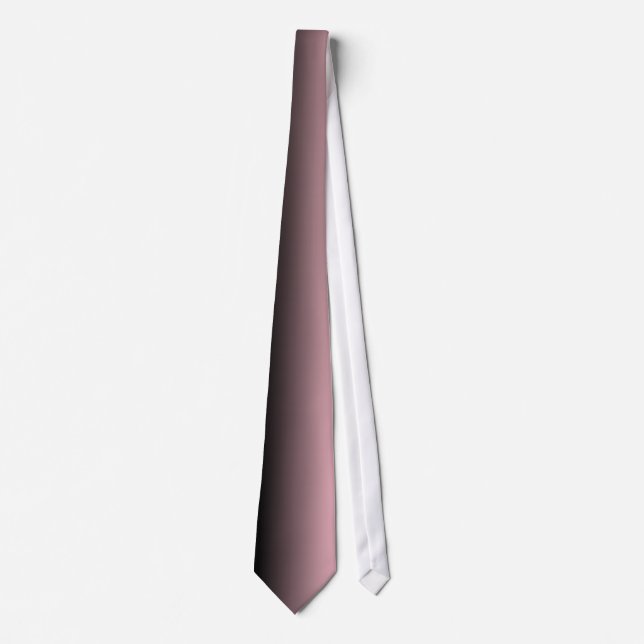 Pink Black Ombre Background Neck Tie (Front)