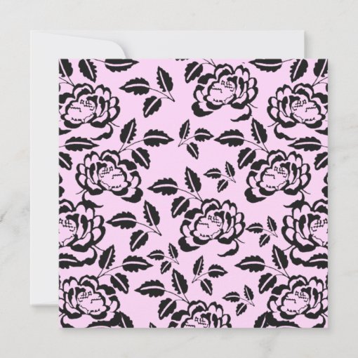 Pink Black Paris Sweet16 Birthday Invite Zazzle