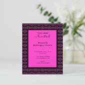 Pink black pattern party (Standing Front)