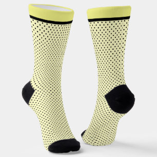 Pink black polka dot socks