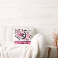 pink black sports room girls basketballs stars