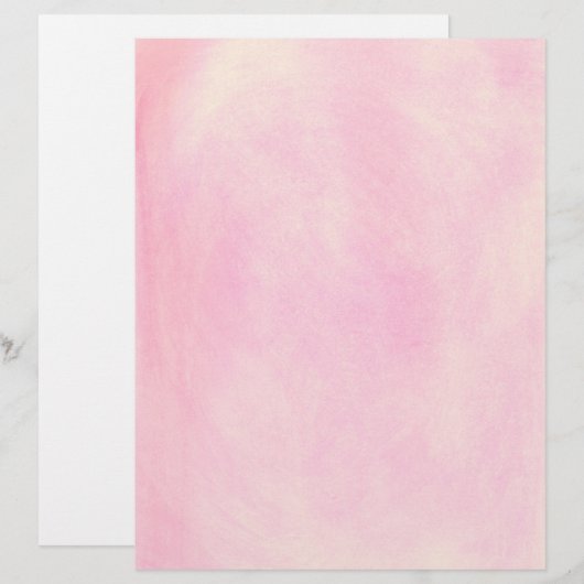 Pink Blends Baby Shower Letterhead (Front/Back)