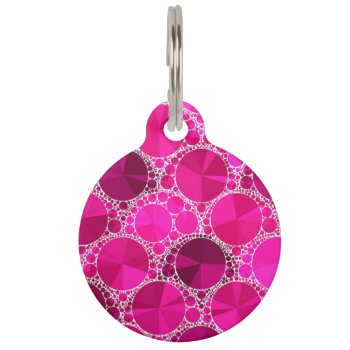 Pink Bling Pet Id Tag by TeensEyeCandy at Zazzle