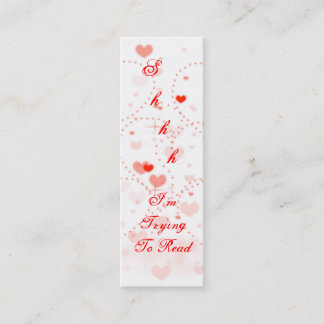 Pink Bliss Bookmark Mini Business Card