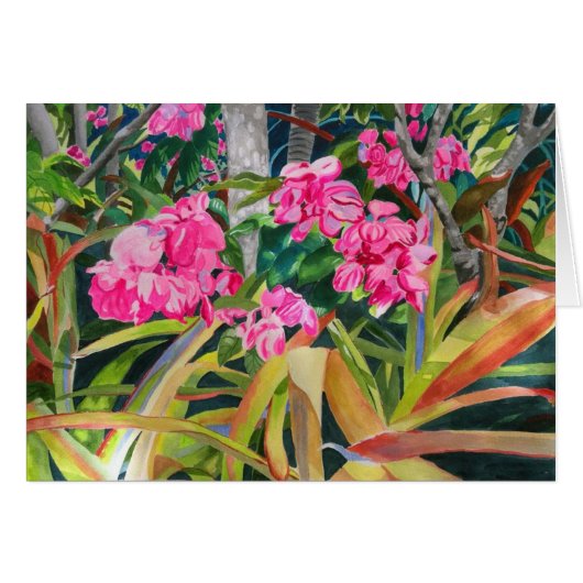 Pink Blooms Cards (Front Horizontal)