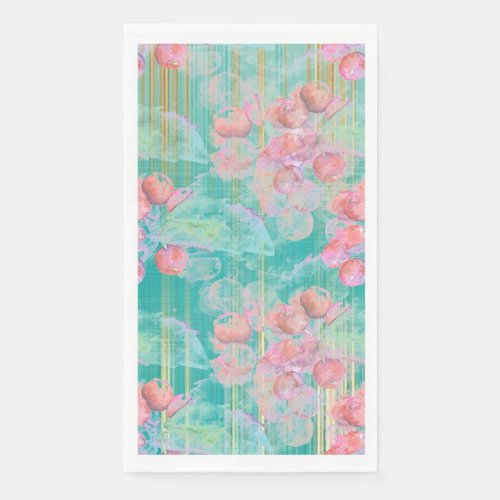 Pink Blooms Guest Paper Towel