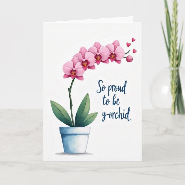 Pink Blooms Mothers Day Card (Front)