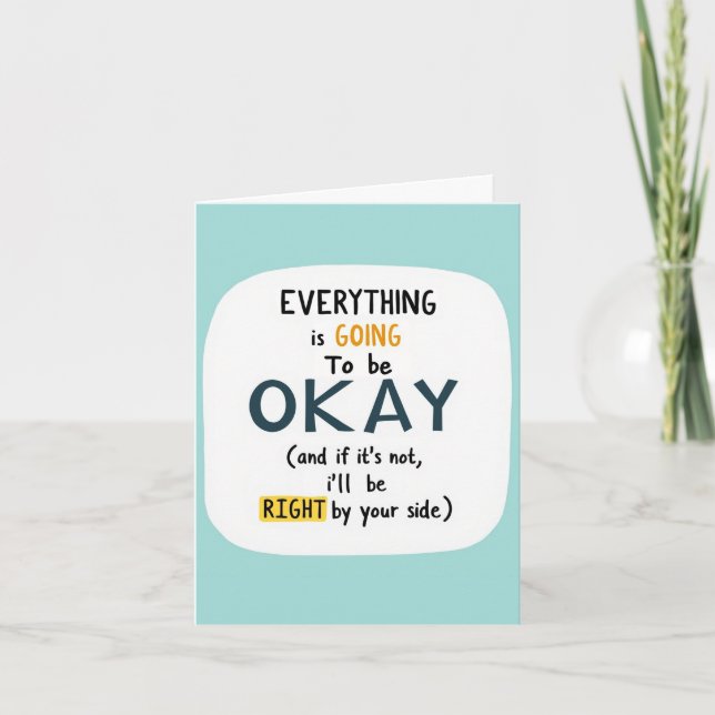 Pink Blooms Watercolor GET WELL SOON Card (Front)