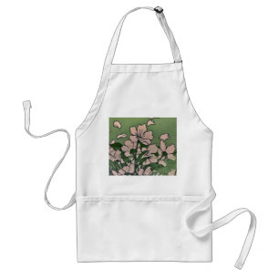 Pink Blossom Cascade Adult Apron