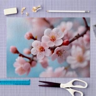 Pink Blossom Cascade Tissue Paper