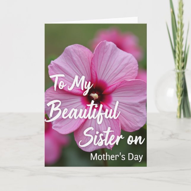 Pink Blossom Day Card (Front)