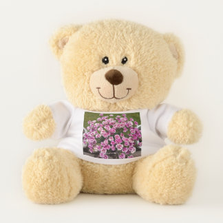 Pink Blossom Floral Teddy Bear