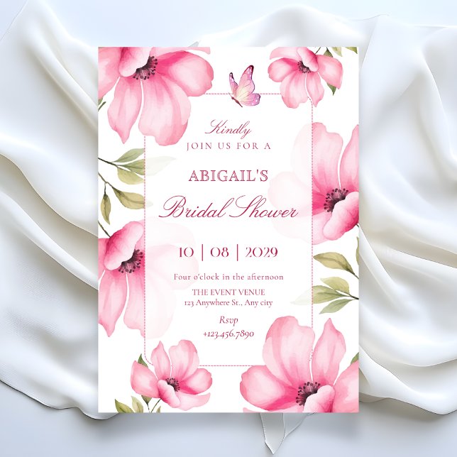 Pink blossom  invitation (Creator Uploaded)