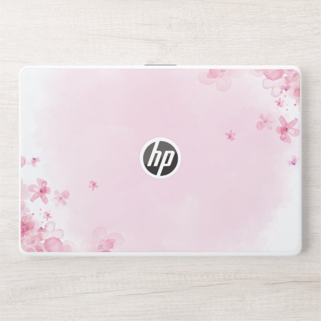 Pink Blossom Laptop Cover,HP Laptop Skin 15t/15z (Front)