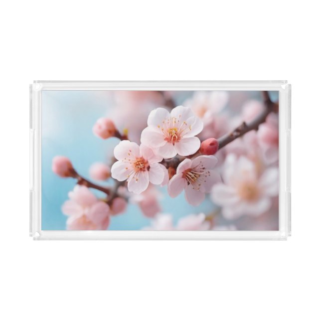 Pink Blossom Magic    Acrylic Tray  (Front)
