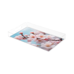 Pink Blossom Magic    Acrylic Tray 