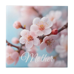 Pink Blossom Magic Ceramic Tile