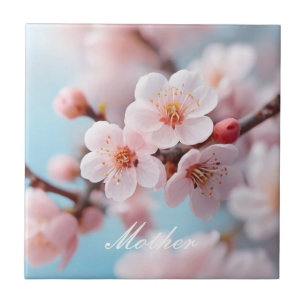 Pink Blossom Magic Ceramic Tile