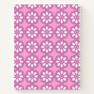 Pink Blossom Retro Notebook