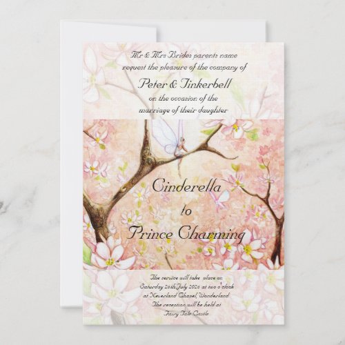 "Pink Blossom View" Invitation