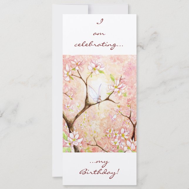 Pink Blossom View, Invitation (Front)