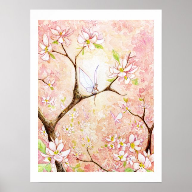 Pink Blossom View Poster (Front)