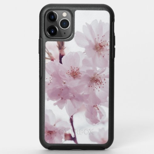 pink blossoms bright OtterBox symmetry iPhone 11 pro max case