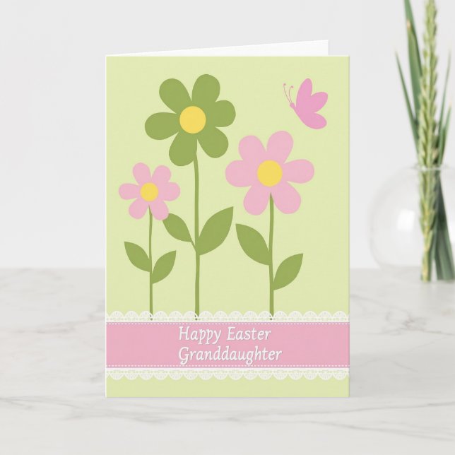 Pink Blossoms Easter Card (Front)