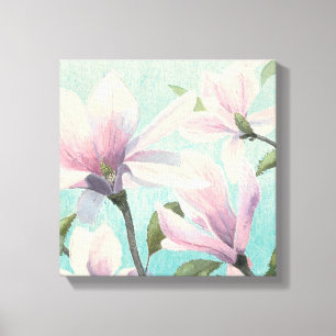 Pink Blossoms from the South Canvas Print