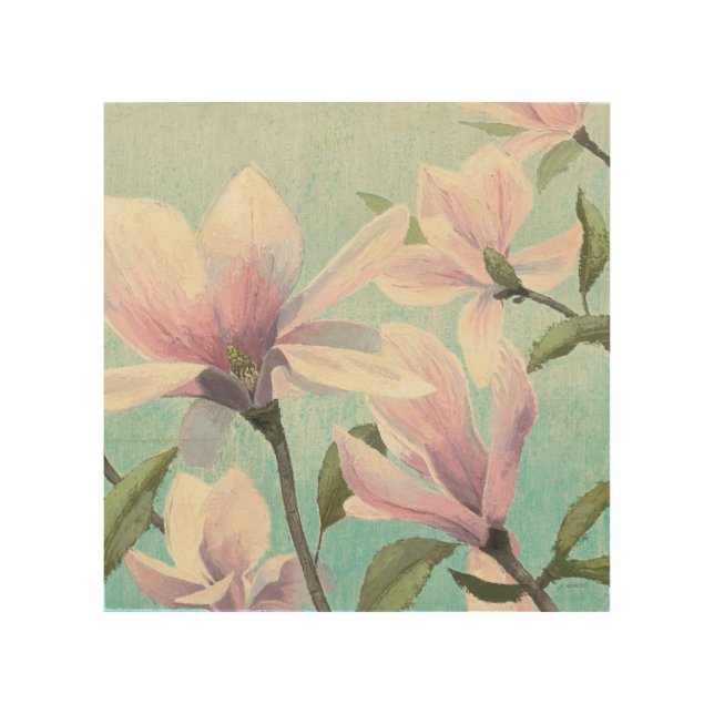 Pink Blossoms from the South Wood Wall Decor (Front)