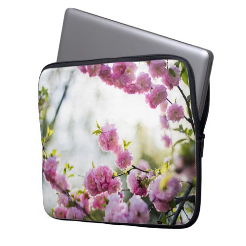 pink blossoms nice laptop sleeve