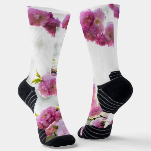 pink blossoms nice socks
