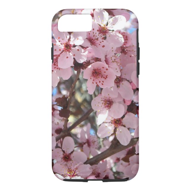 Pink Blossoms on Ornamental Flowering Tree Case-Mate iPhone Case (Back)